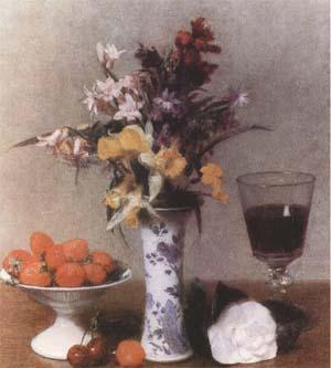 Henri Fantin-Latour Still Life (Aux Fiancailles) (mk09)